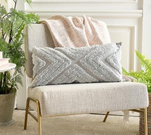 Clearance |   Home Reflection Tufted Decorative 12" X 24" Pillow Clearance Clearance