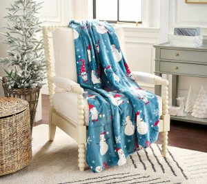 Clearance |   Oversized Printed Whimsical Throw Clearance Cardinal