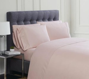 Sheets |   1000Tc Cvc 6-Piece Full Sheet Set Sheets Blush