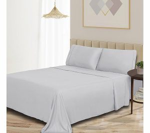 Sheets |   300-Tc Rayon Made From Bamboo Tw-Xl Sheet Set Sheets Charcoal