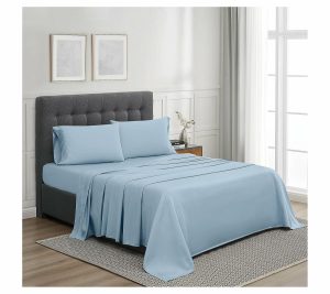 Sheets |   300Tc Tencel Twin 3-Piece Sheetset Sheets Greige