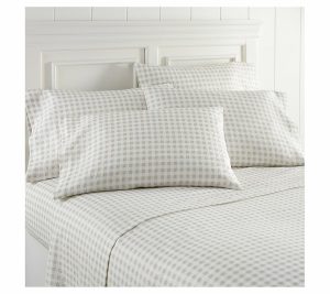 Sheets |   Cal King Seersucker Sheet Set Sheets Fog Grey