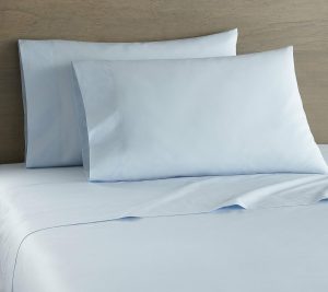 Sheets |   California King 250-Tc Cotton Percale Sheet Set S Sheets Blue