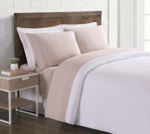 Sheets |   Flax Linen Queen Sheet Set Sheets Blush