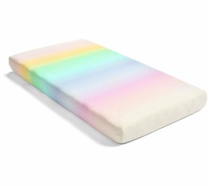 Sheets |   Hello Spud Ombre Cotton Fitted Crib Sheet Sheets Multi