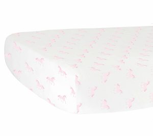 Sheets |   Hello Spud Pink Unicorn Fitted Crib Sheet Sheets Pink