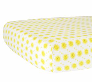 Sheets |   Hello Spud Sunshine Yellow Fitted Crib Sheet Sheets Sheets