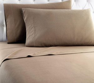 Sheets |   King Micro Flannel Solid Color Deep-Pock Et Sheet Set Sheets Blue