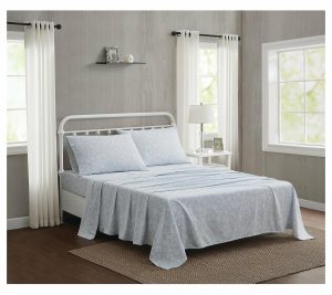 Sheets |   Majesty Full 4Piece Sheet Set Sheets Blue/White