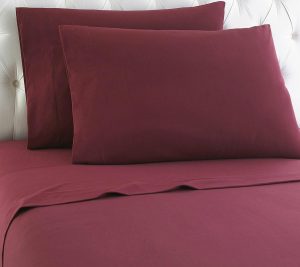 Sheets |   Micro Flannel Solid Color California King Sheet Set Sheets Amethyst