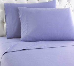 Sheets |   Micro Flannel Solid Color Full Sheet Set Sheets Amethyst