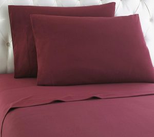 Sheets |   Micro Flannel Solid Color Twin Sheet Set Sheets Amethyst