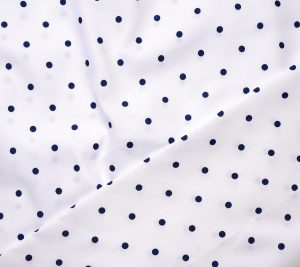 Sheets |   Printed Brushed Sheets Set- Full Sheets Blue Dot