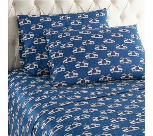 Sheets |   Queen Micro Flannel Printed Deep-Pocke T Sheet Set Sheets Bark