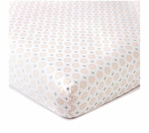 Sheets |   Skylar Coin Medallion Fitted Crib S Heet Sheets Multi