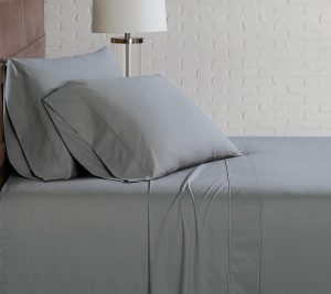 Sheets |   Solid Cotton Percale King Sheet Set Sheets Black