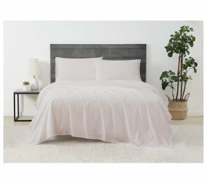 Sheets |   Solid Percale 4-Piece Full Sheet Set Sheets Blush