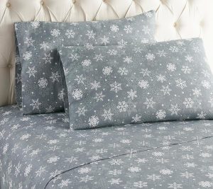 Sheets |   Twin Micro Flannel Printed Deep-Pocket S Heet Set Sheets Bark