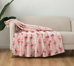 Throws & Blankets |   Berkshire Velvetsoft Beach Christmas 60X70 Throw Throws & Blankets Christmas Crab