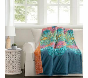 Throws & Blankets |   Boho Chic Reversible Throw Single 50X60 Throws & Blankets Throws & Blankets