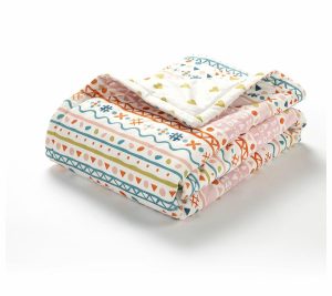 Throws & Blankets |   Boho Metallic Reversible Blanket Throws & Blankets Multi