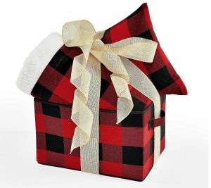 Throws & Blankets |   Buffalo Check 3-Piece Throw, Pillow And Storage Box Gift Set Throws & Blankets Black