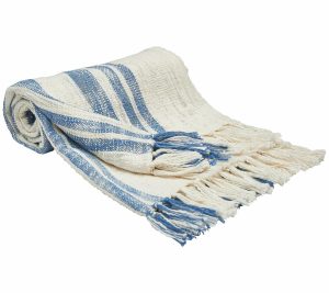 Throws & Blankets |   Carol & Frank Morgan Throw Throws & Blankets Blue