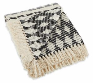 Throws & Blankets |   Colby Southwest Throw Throws & Blankets Black/Grey