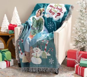 Throws & Blankets |   Elf Need A Hug Woven Tapestry Throw Throws & Blankets Throws & Blankets