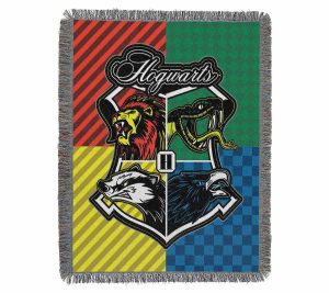 Throws & Blankets |   Harry Potter Choose Your Beast Woven Tapestry Throw Throws & Blankets Throws & Blankets