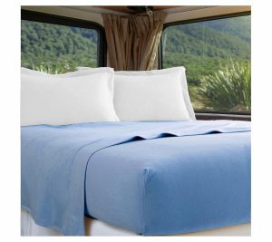 Throws & Blankets |   Home Rv Micro Flannel F Itted Blanket- Short Queen Throws & Blankets Camper