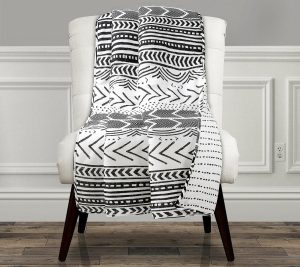 Throws & Blankets |   Hygge Geo Throw Throws & Blankets Black