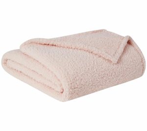 Throws & Blankets |   Marshmallow Sherpa 50X60 Throw Throws & Blankets Blush