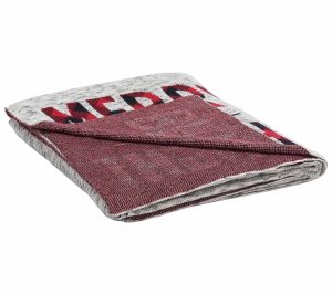 Throws & Blankets |   Merry And Bright Throw Throws & Blankets Grey/Red