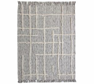 Throws & Blankets |   Ox Bay Cornered Linework Throw Blanket Throws & Blankets Throws & Blankets