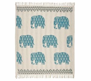 Throws & Blankets |   Ox Bay Elephant Crossing Throw Blanket Throws & Blankets Throws & Blankets