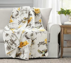 Throws & Blankets |   Penrose Floral Throw By Throws & Blankets Throws & Blankets