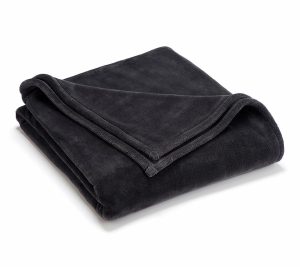 Throws & Blankets |   Sheared Mink Blanket  F/Q Throws & Blankets Charcoal