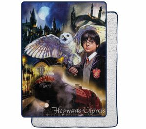 Throws & Blankets |   The  Harry Potter Magic Montage Sherpa  Throw Blanket Throws & Blankets Multi