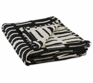 Throws & Blankets |   Urban Jacquard Throw Throws & Blankets Black