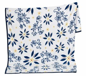 Throws & Blankets |   70" X 55" Microfiber Blanket Throws & Blankets Blue