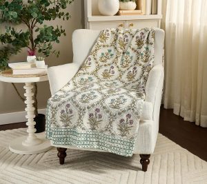 Throws & Blankets |   60" X 70" Spring Floral Throw Throws & Blankets Throws & Blankets