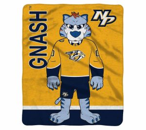 Throws & Blankets |   Nhl Nashville Predators Gnash 60" X 80" Throw Blanket Throws & Blankets Predators