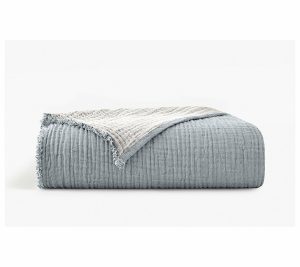 Throws & Blankets |   Two-Toned 50"X60" Throw Blanket Throws & Blankets Beige