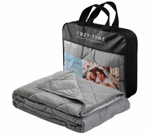 Throws & Blankets |   Zavier 48"X72" 2 In 1 Warm & Cool 8 Lbs.Weighted Blanket Throws & Blankets Grey