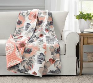 Throws & Blankets |   Leah Throw By Throws & Blankets Blue