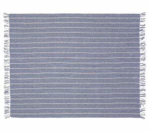 Throws & Blankets |   Ox Bay Trading & Supply Co. Blue Highrise Throwblanket Throws & Blankets Throws & Blankets