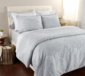 Bedspreads & Sets |   Matelasse Stonewash Comforter & Sham Set- Full Bedspreads & Sets Bedspreads & Sets